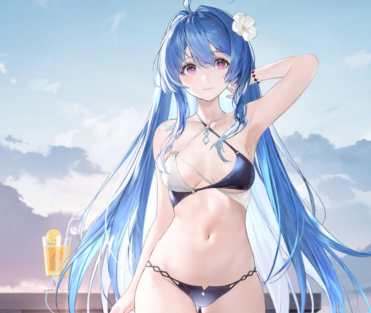 伸懒腰的mia